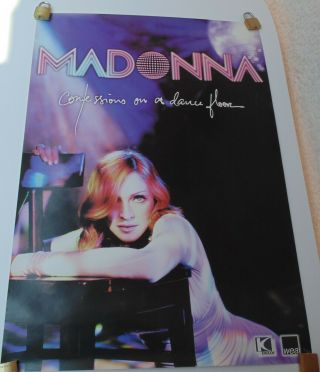 Madonna Confessions On A Dance Floor Poster Wea Discos Colombia 2005