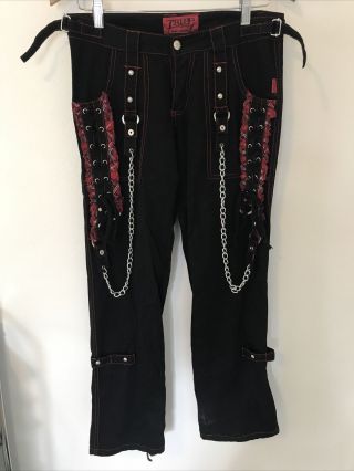 Vtg Tripp Nyc Daang Goodman Size 1 Goth Steampunk Chains Punk Pants