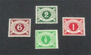 Nystamps British Ireland Stamp J1//j4 Og H $87 Y21y2894