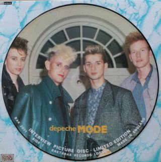 Depeche Mode / Dave Gahan / Martin Gore - Interview Disc - Double Sided Vinyl