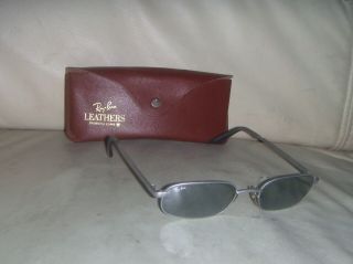 Vintage Bausch & Lomb Ray Ban B&l 2321 Sidestreet Rectangle Silver Sunglasses