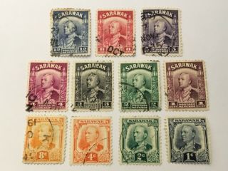 Old Stamps Sarawak X 11