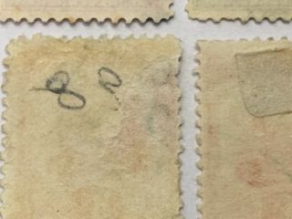 old stamps SARAWAK x 11 3