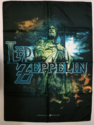 Vintage Led Zeppelin 2001 Textile Poster Flag