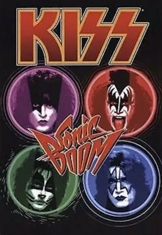 Kiss Sonic Boom Poster Official Gene Simmons Paul Stanley Ericsingertommy Thayer