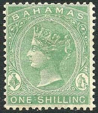 Bahamas Sg44a 1/ - Blue Green Wmk Crown Ca M/m (light Brown Gum) Cat 38 Pounds