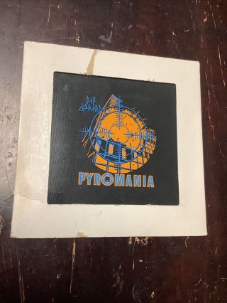 Vintage Def Leppard Pyromania Glass Picture From Carnival