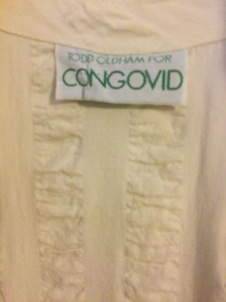 Vintage - Designer Todd Oldham Full Length Coat - 1980s - Never Worn