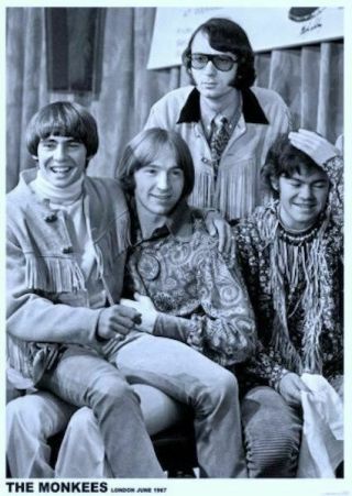 The Monkees In London Poster 23 X 33