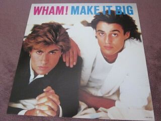 Wham 1984 Make It Big 12x12 Promo Cover Flat Poster George Michael