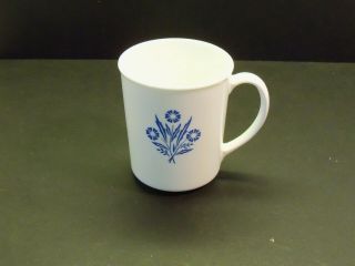 Vintage Corning Ware " Blue Cornflower " Coffee Mug Made In U.  S.  A.