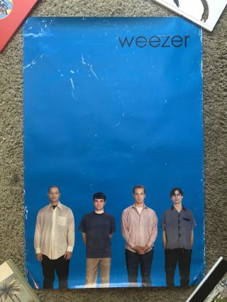 Weezer 1994 Poster Blue Album Pinkerton Diaries Rivers Cuomo Fanclub