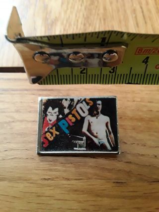 Vintage 30 Mm Sid Vicious The Sex Pistols Punk Rock Badge Pin Pinback Button
