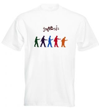 Genesis T Shirt Phil Collins Mike Rutherford Tony Banks Peter Gabriel