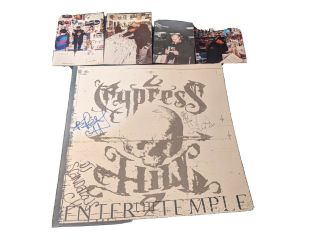 Cypress Hill - Autograph Temples Of Boom 12x12 Dbl Sided Promo Poster Rare & Pix