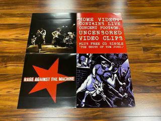Rage Against The Machine Video 2 - Sided Promo Flat Ghost Of Tom Joad Ratm Poster