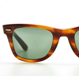 Vintage Sunglasses Ray Ban Wayfarer L2053 Tortoise Bausch&lomb U.  S.  A Woman Man