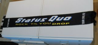 Status Quo - Scarf - Rock Til You Drop - Tour 91/92 - Knitted