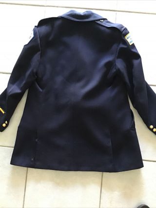 Vintage Chicago Police Uniform Coat 42R 100 Wool Patches. 2