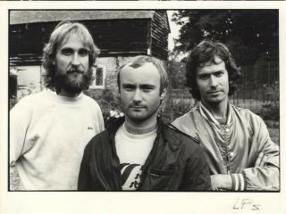 Genesis Phil Collins Mike Rutherford Tony Banks Iconci Group 6x8 Stamped Photo