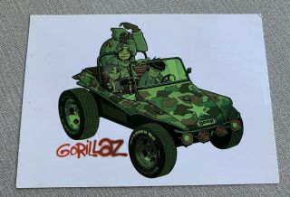 Gorillaz Band Promo 5x Postcard Set Collectible Retro Damon Albarn