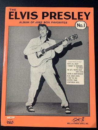 Elvis Presley Album Of Juke Box Favorites / Sheet Music & More / From Memphis