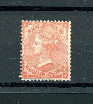 Gb Queen Victoria 4d Red (sg 79) L.  H.  M.  (j372)