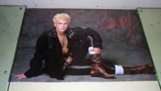 Billy Idol Leather Vintage 1984 Poster Last One