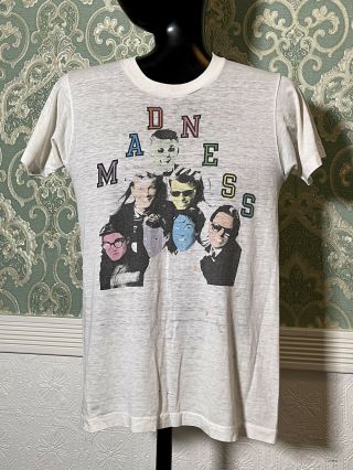 Vtg 1983 Madness Ska Tour Concert T - Shirt The Specials 80s Womens Men S