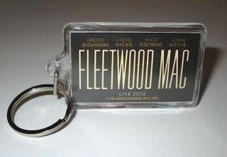 2013 Fleetwood Mac Live Concert On Site Keychain Mick Stevie Nicks Collectible