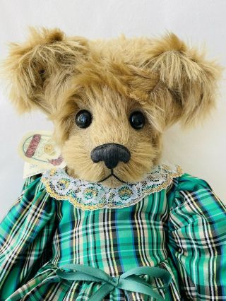 Sandy Fleming Mohair Fully Jointed “glory B” Bear 18 Inches