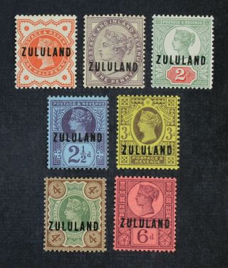 Ckstamps: Great Britain Stamps Zuzuland Scott 1/8 6nh Og 8 Lh