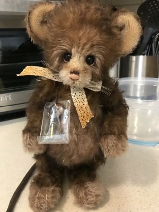 Charlie Bears Cottage Mouse,  Retired And Hard To Find,  Low Number 2