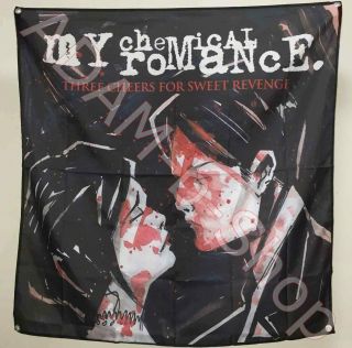 My Chemical Romance 4x4ft Flag Three Cheers For Sweet Revenge Poster Tapestry