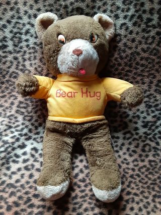 Knickerbocker Toy Company Bear Vintage Brown Teddy Bear Hug Yellow T - Shirt