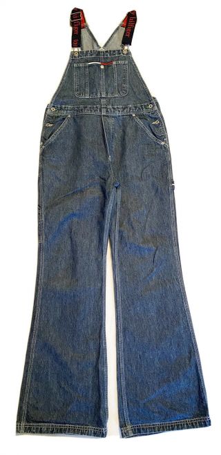 Ladies Women’s Vintage (2001) Tommy Hilfiger Overalls Size L Large Blue