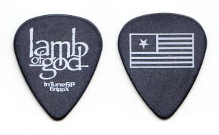 Lamb Of God Black Flag Guitar Pick - 2005 Tour
