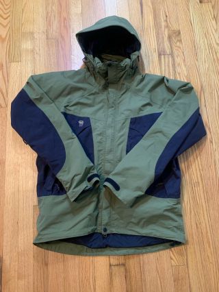 Vintage Mountain Hardwear Conduit Sl Rain Jacket Coat Mens Size Large Olive