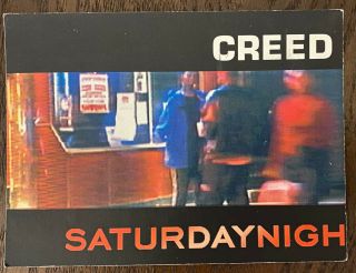 Creed - Scott Stapp - 2001 Saturday Night Live Dressing Room Door Sign Guitar Pick