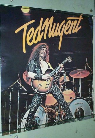 Ted Nugent Very Vintage Stage Poster Last One