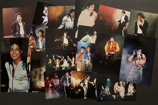 Set Of 18 Michael Jackson Fan Photos From 1988 Bad World Tour