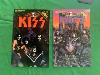 Kiss Hard Rock Comics 1 2 Pre - History Revolutionary 1st Print