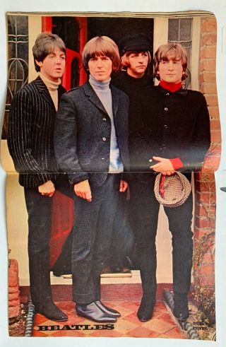 The Rolling Stones 1965 Dutch Music Paper Muziek Expres Beatles Who Sonny Cher