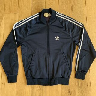 Vintage Adidas Atp Track/ Keyrolan Tennis Jacket Blue White Usa [fits Men’s S/m]