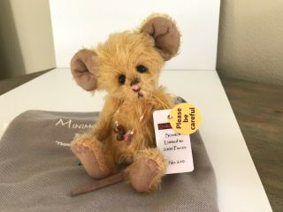 Charlie Bears Isabelle Lee Mohair 6 " Scratch Mouse 610/2000 - Darling &
