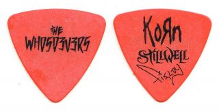 Korn Fieldy Signature Orange Guitar Pick - 2016 Return Of Dreads Tour Stillwell