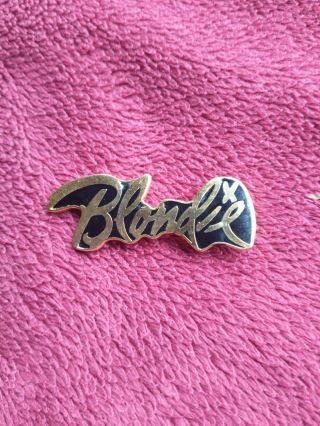 Vintage Blondie Concert Pin/badge