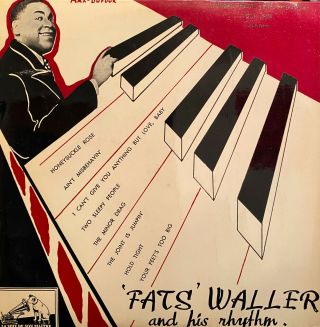 Rare Jazz 10 " Lp Fats Waller And His Rhythm Og French La Voix De Son Maitre