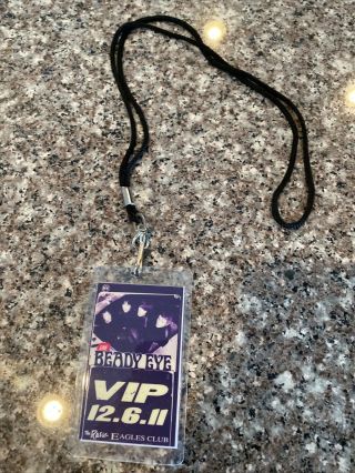 Beady Eye Concert Vip Pass Badge Laminate Liam Gallagher Gig Milwaukee Oasis