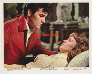 Elvis Presley Double Trouble 1967 8x10 Mgm Movie Photo W/ Annette Day
